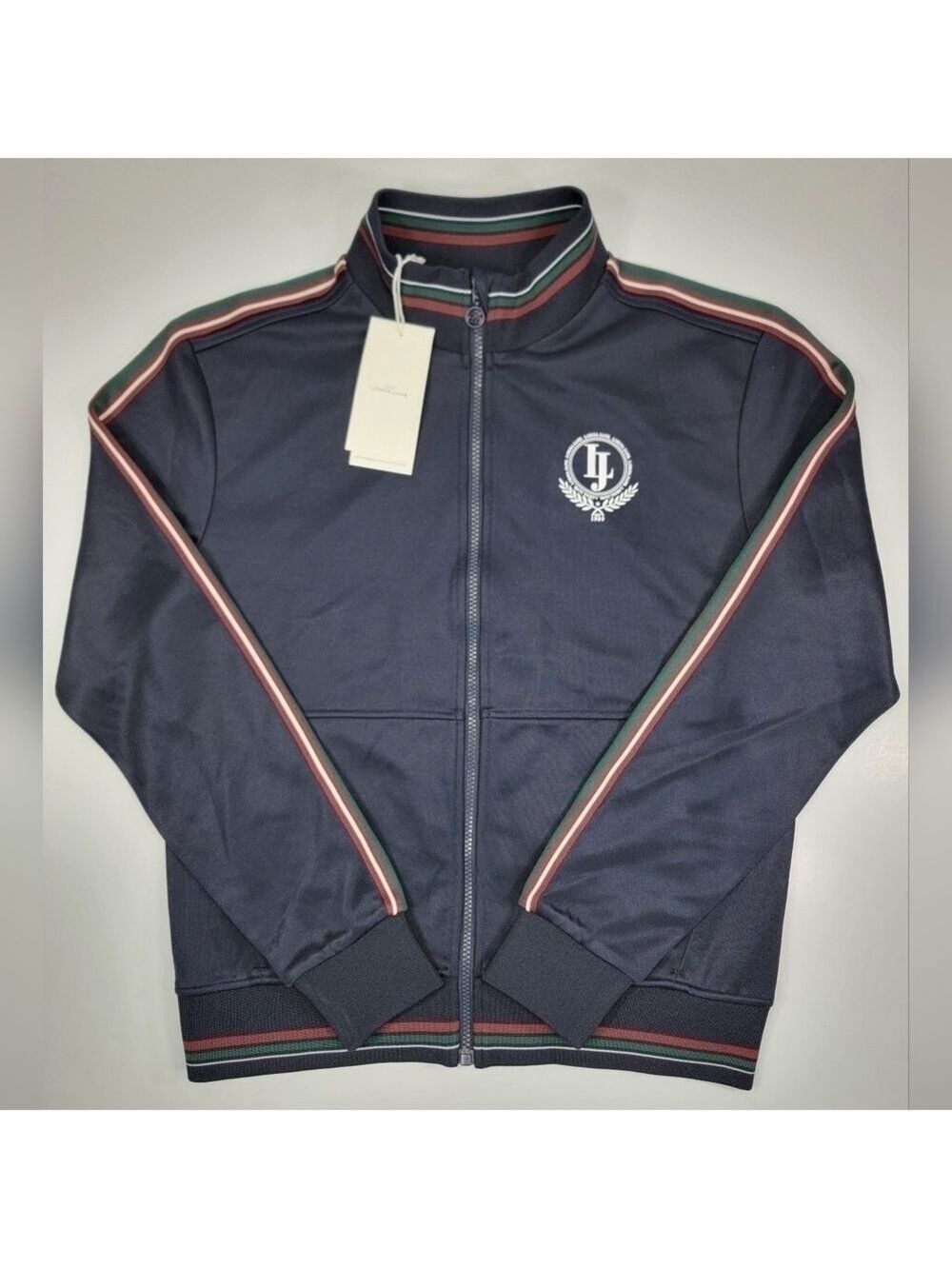 NEW Lorna Jane Level Up Zip Through Track Jacket Women's Small Pockets NWT Blue